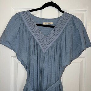 Christy Dawn The Maribel Dress in Big Sur Blue, Size Large